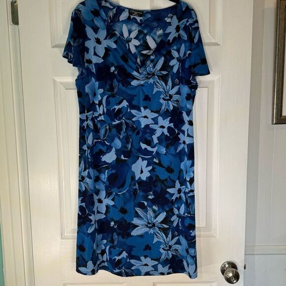 Cimarron Plus Tropical Floral Dress Women’s Size 18 - Picture 1 of 6